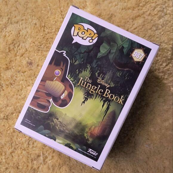 Funko Pop The Jungle Booke Mowgli with Kaa Vinyl Figure - Picture 5 of 7